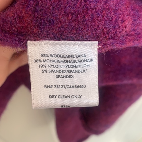 Eileen Fisher Wool-mohair open front long cardigan knit sweater oversized Medium - Picture 5 of 13